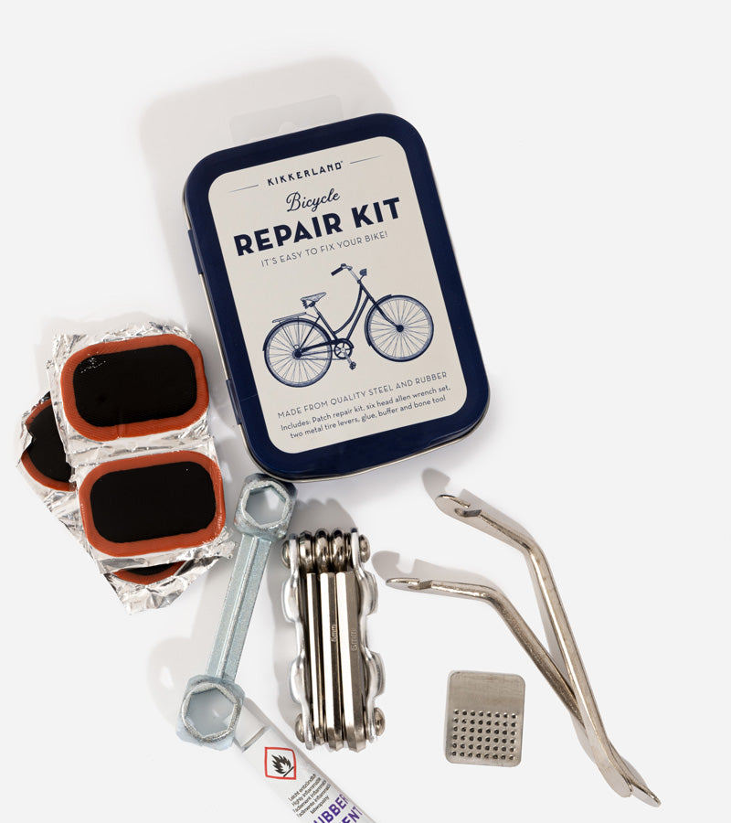 Kit de réparation de crevaison personnalisé pour vélo rétro Cadeau