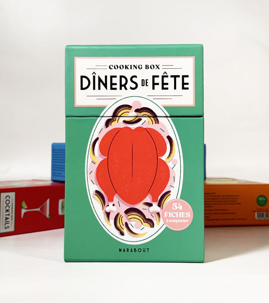 Cooking box Dîners de fête - la boîte de fiches recettes