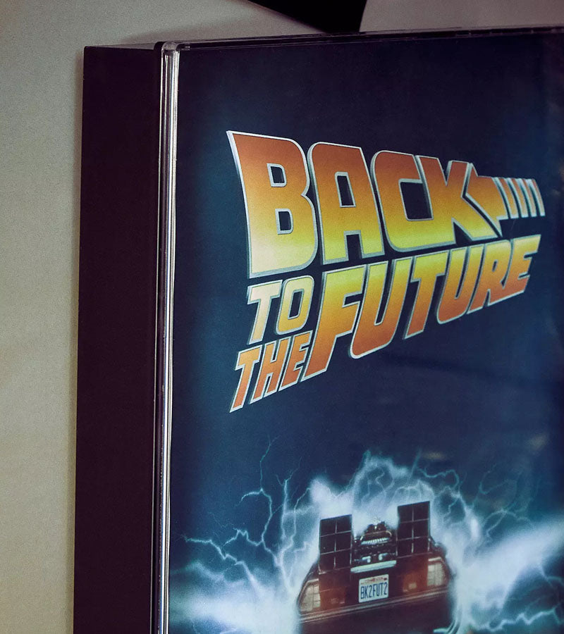 Poster lumineux Retour vers le futur 