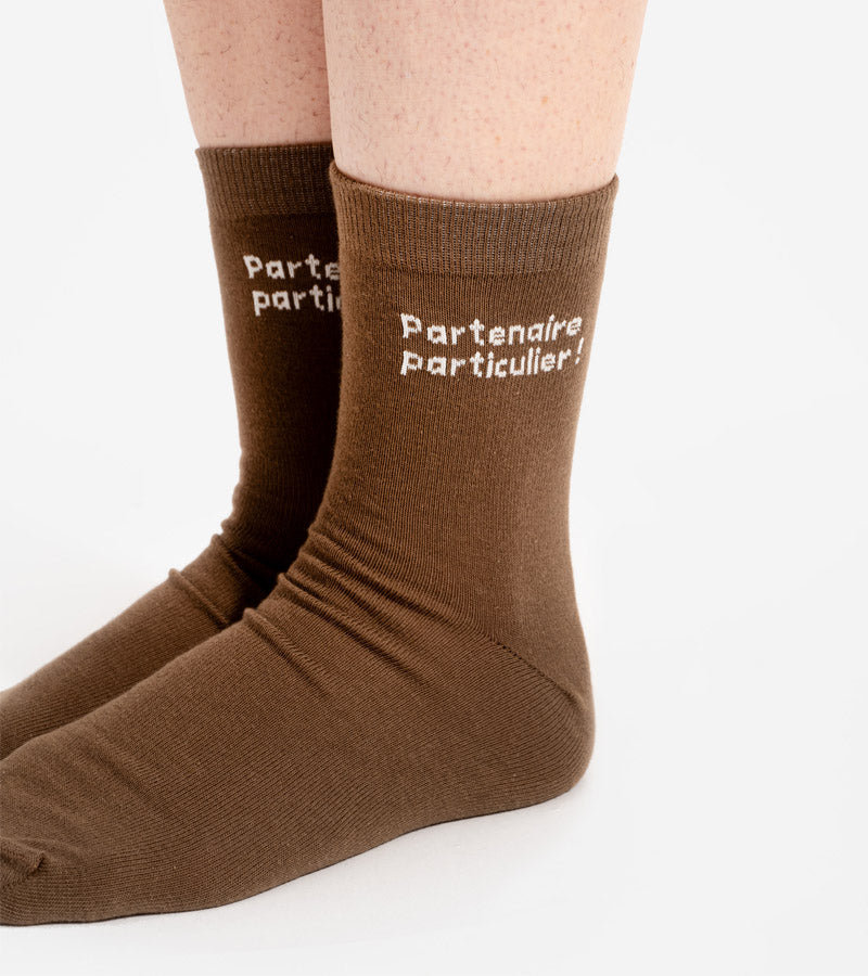 Chaussettes partenaire particulier