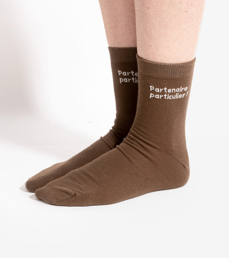 Chaussettes partenaire particulier