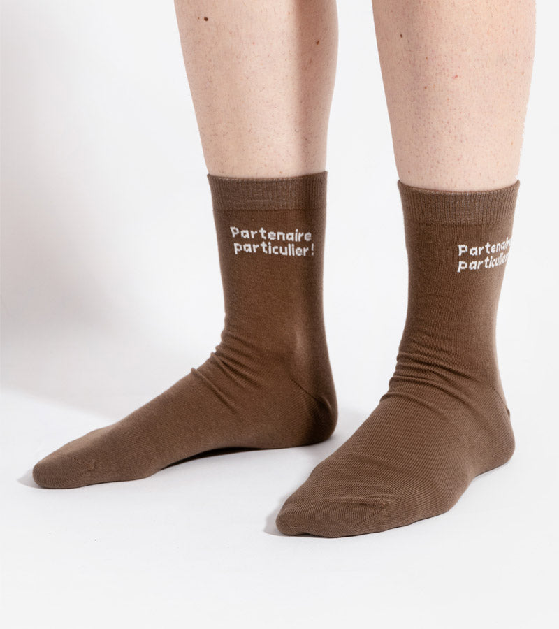 Chaussettes partenaire particulier