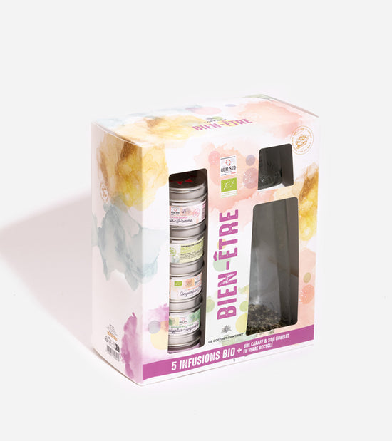 Coffret infusion bien-être bio  Quai Sud