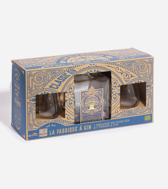 Coffret pour fabriquer son gin bio  Quai Sud