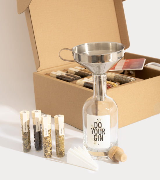 Coffret pour faire du gin maison  Craftly