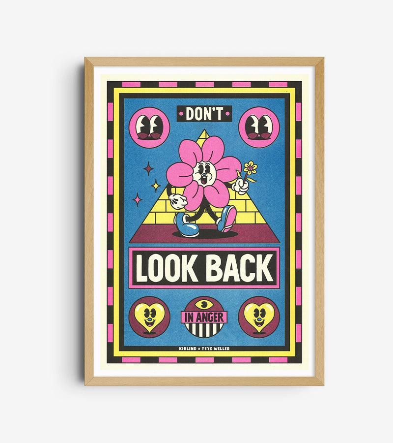 Don't Look Back in Anger - Oasis - Affiche A3