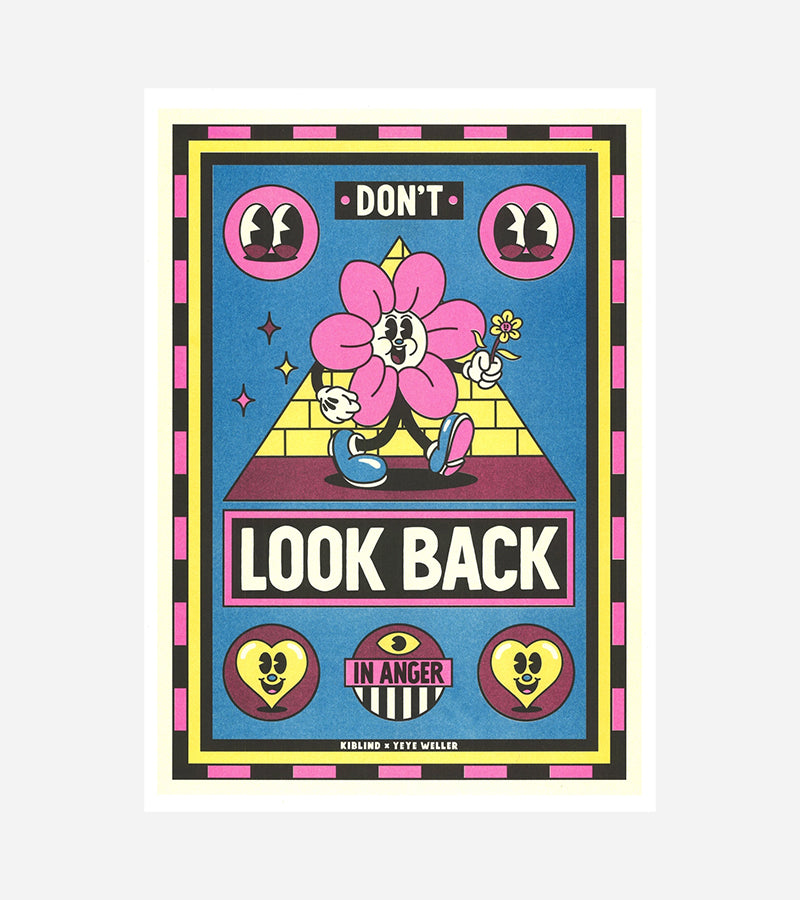 Don't Look Back in Anger - Oasis - Affiche A3