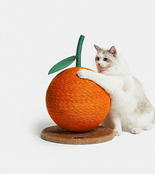 Griffoir mandarine pour chats