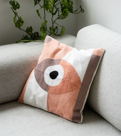 Housse de coussin oeil