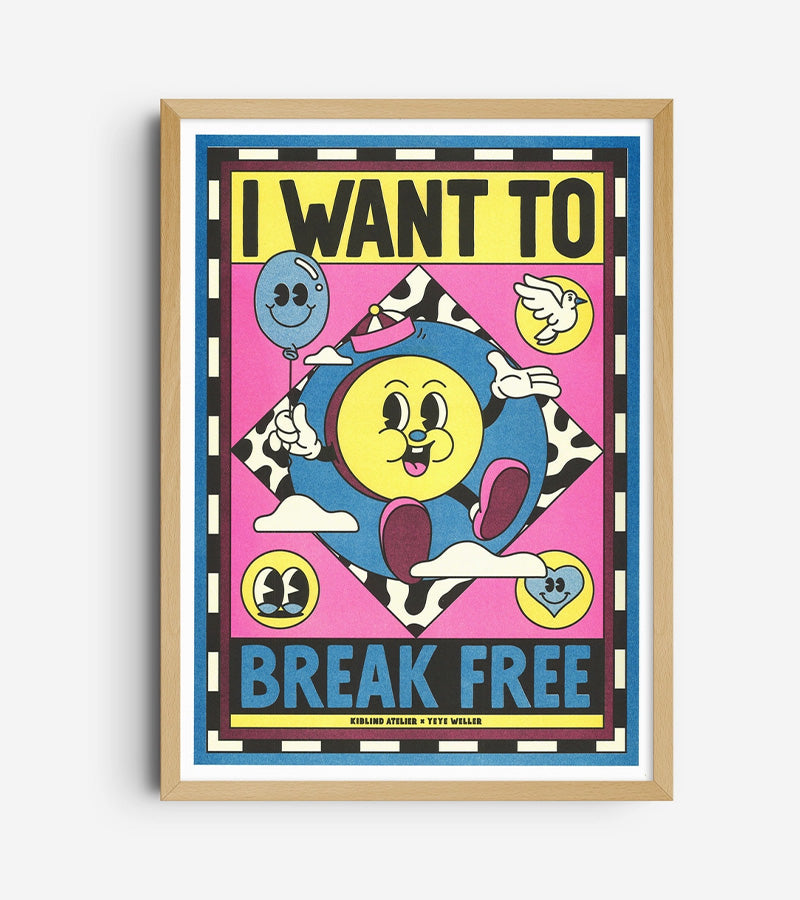 I Want to Break Free - Queen - Affiche A3