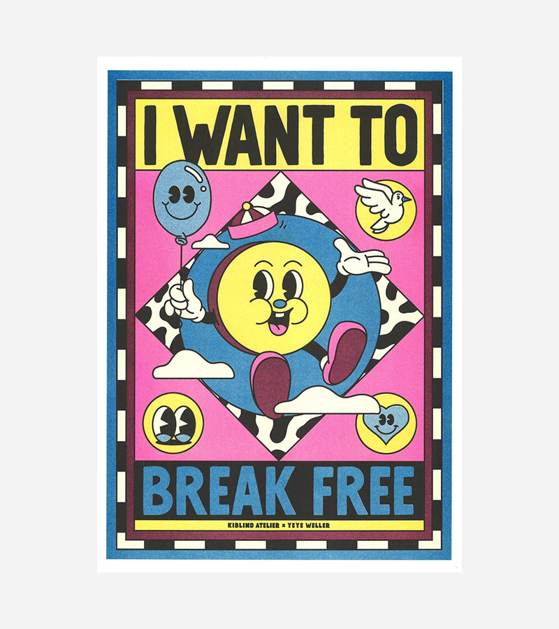 I Want to Break Free - Queen - Affiche A3