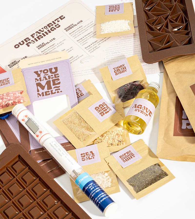 Kit DIY pour faire son propre chocolat