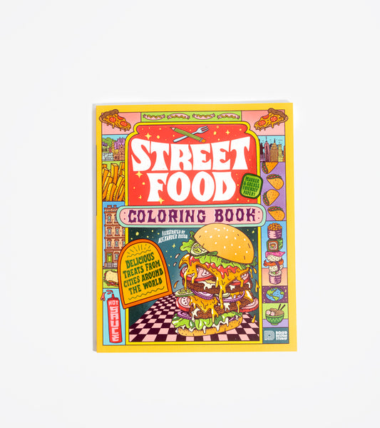 Livre de coloriage - Street food