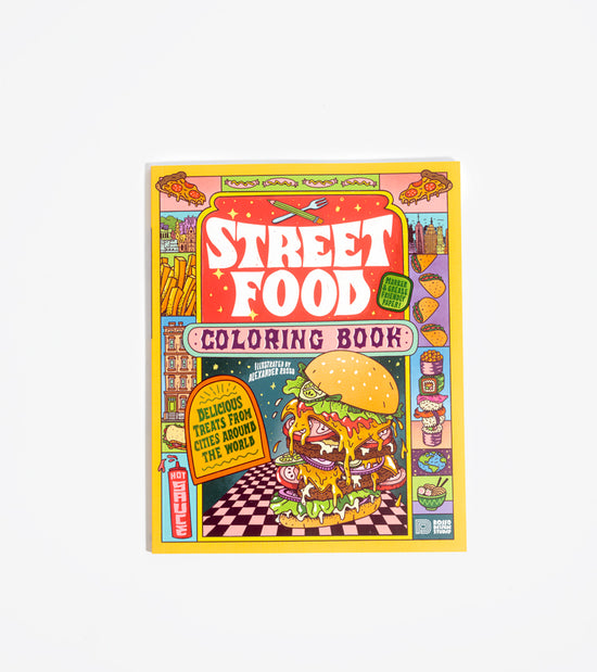 Livre de coloriage - Street food  Interart