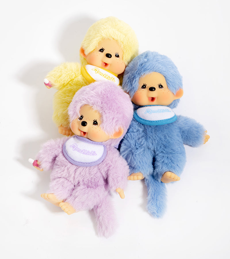 Peluche Monchhichi Kiki pastel