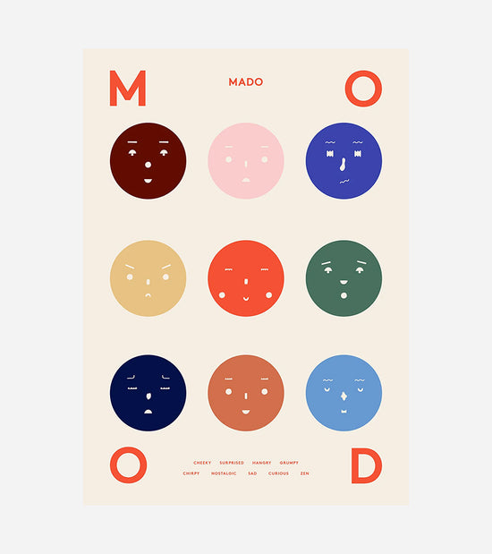 Nine Moods - Affiche 30x40  Paper collective