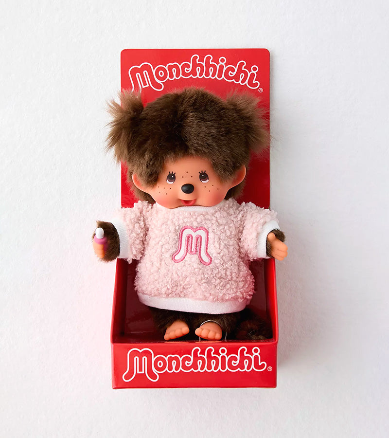 Peluche Monchhichi Kiki - Pull Fluffy