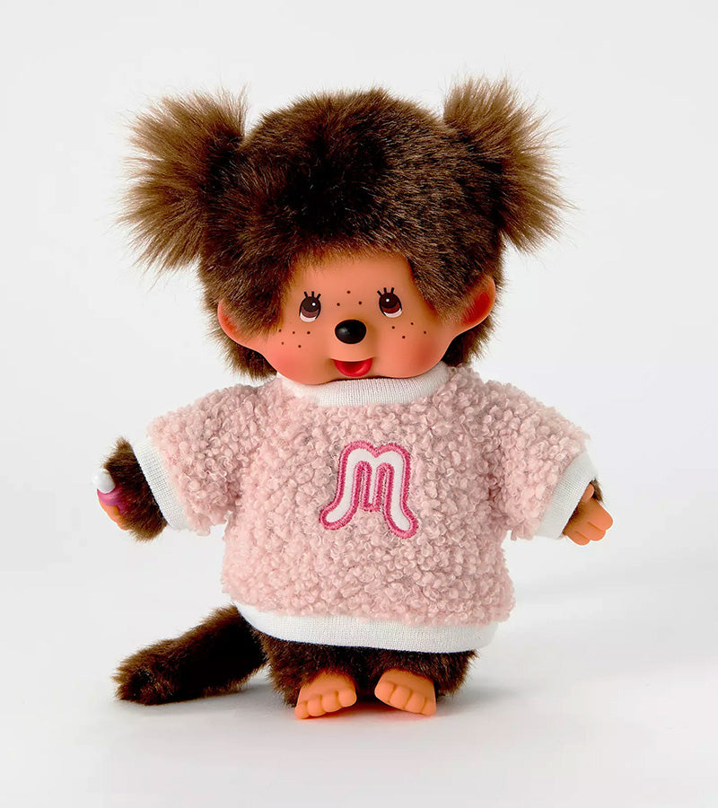 Peluche Monchhichi Kiki - Pull Fluffy