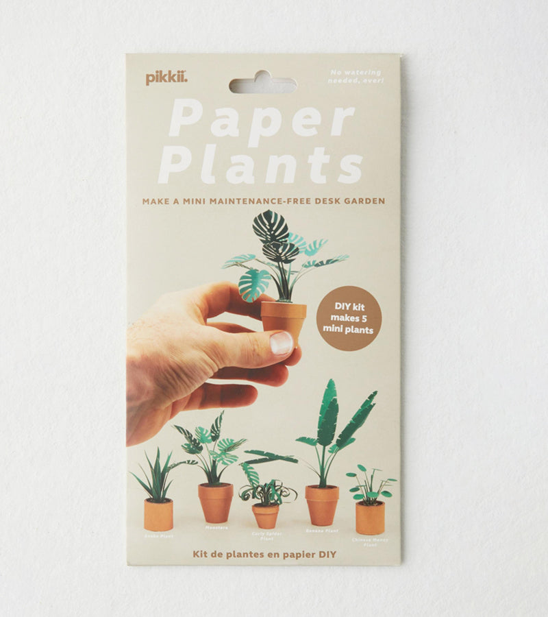 Plantes en papier DIY