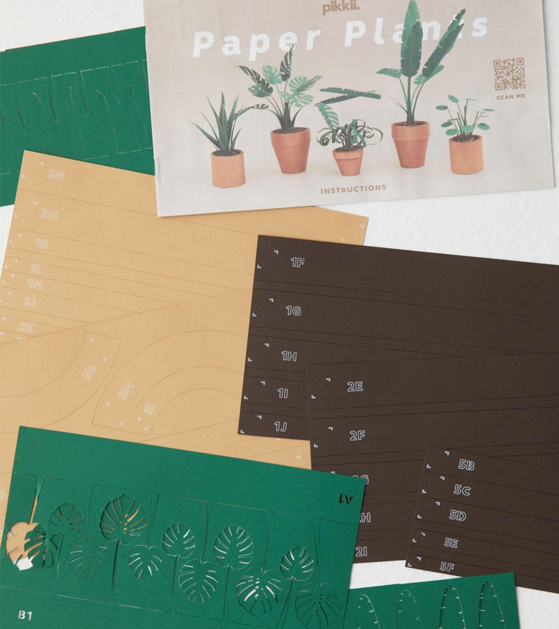 Plantes en papier DIY