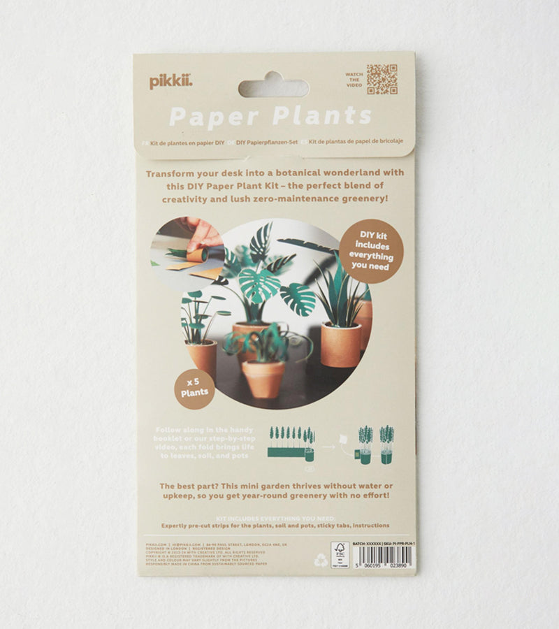 Plantes en papier DIY