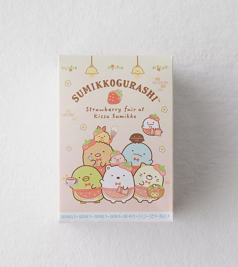 Porte-clé Sumikko Gurashi Strawberry - Blind Box