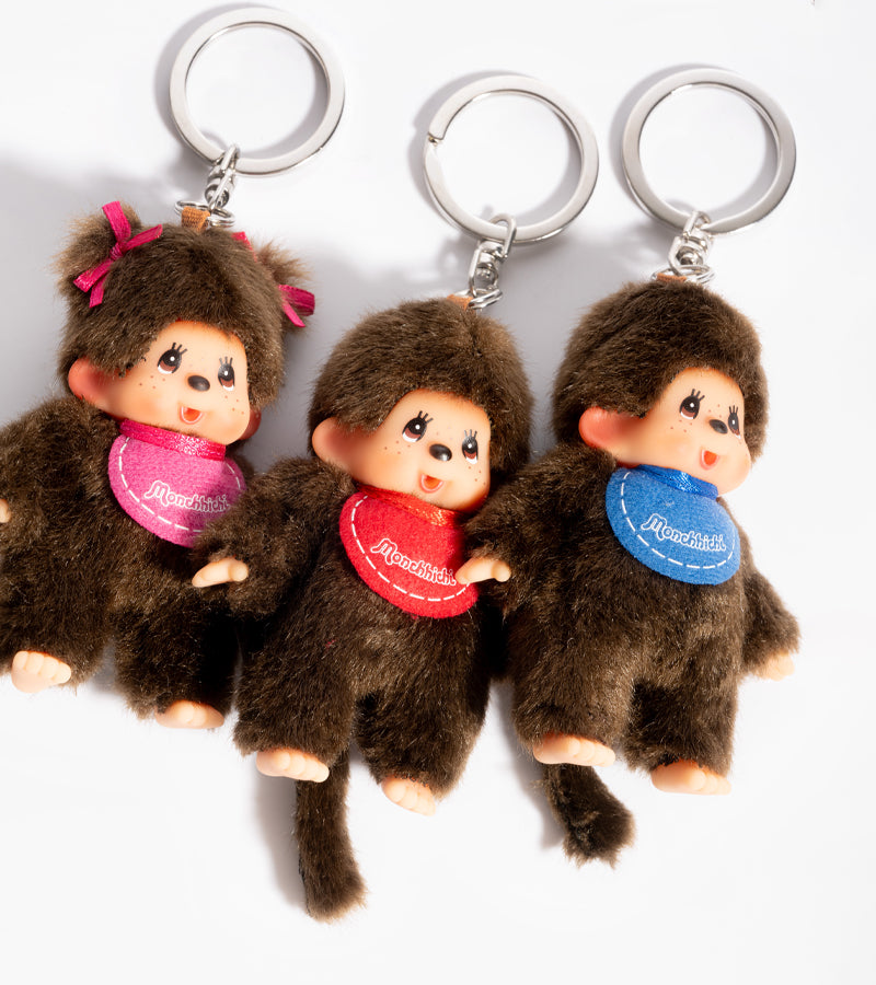 Porte-clés Monchhichi Kiki classique