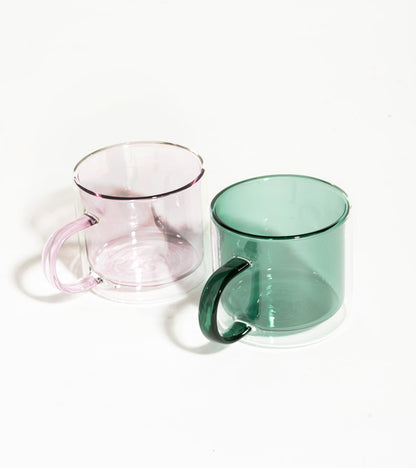 Set de 2 tasses double paroi