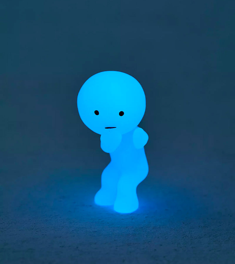 Figurine fluorescente Smiski - série Bath