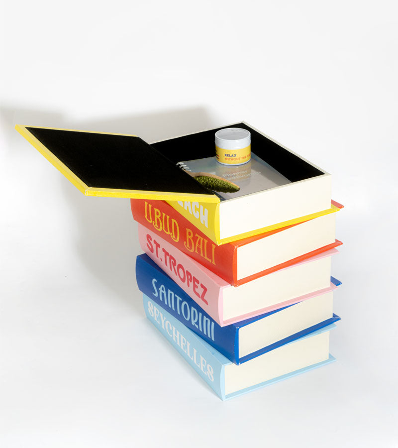 Table d'appoint - Pile de livres Paradise