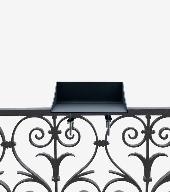 Table en acier pour balcon Gris anthracite Grande Extra Terrasse