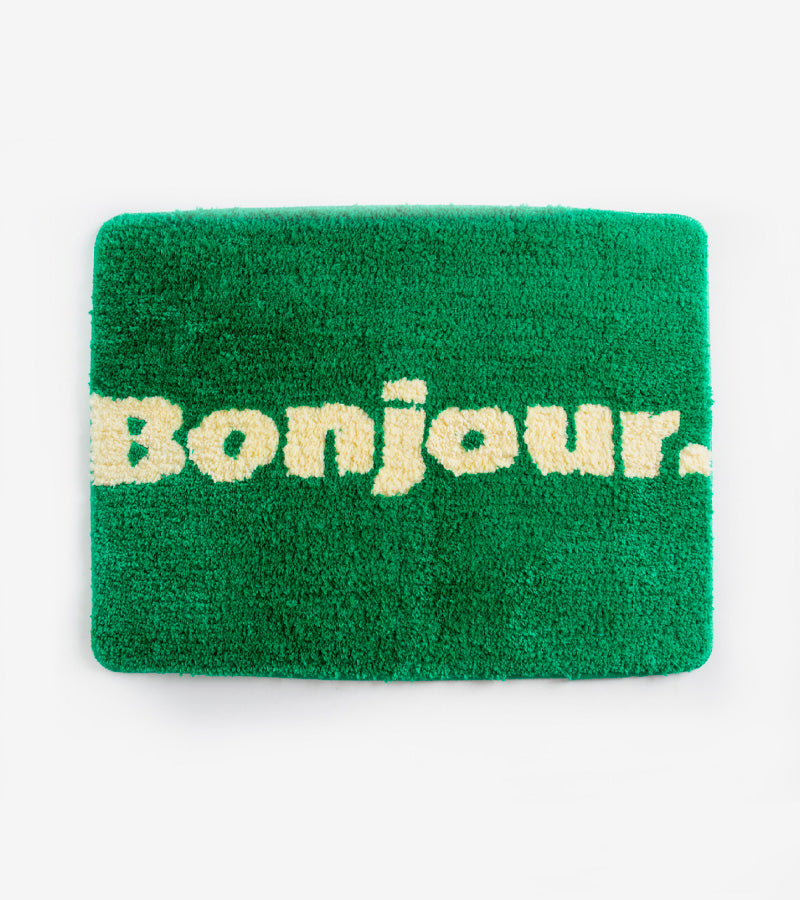 Tapis "Bonjour"