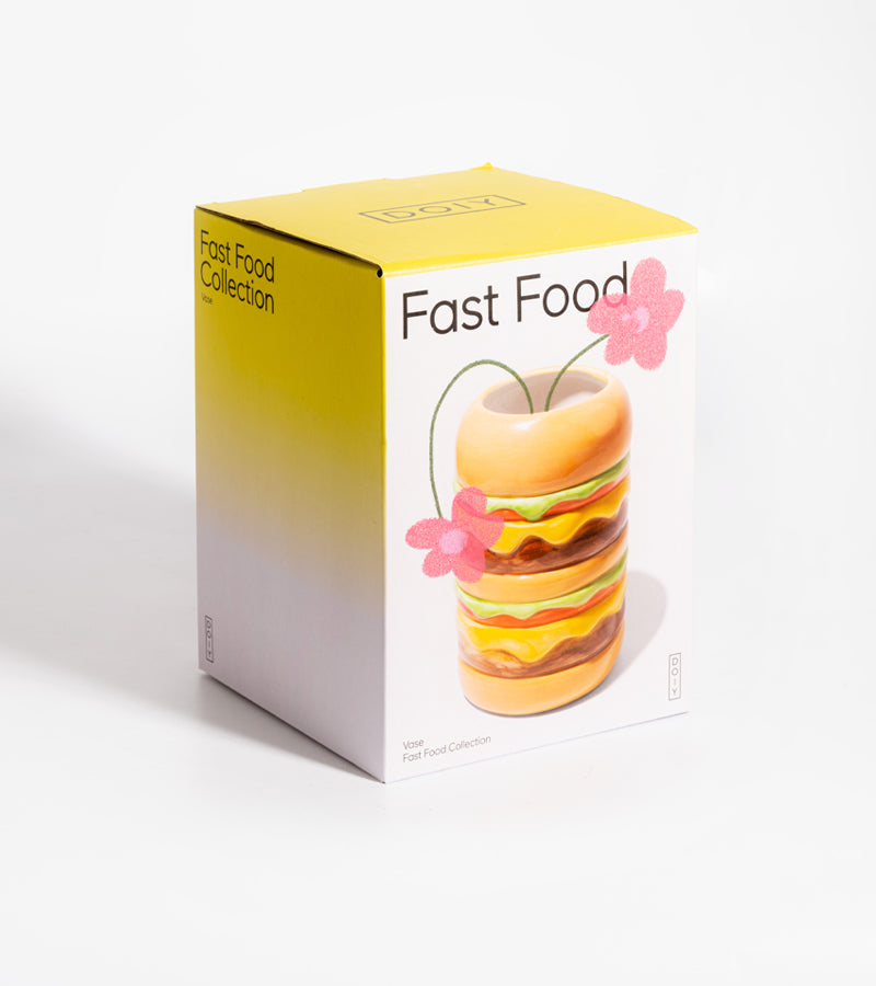 Fast Food - Vase Burger en céramique 18cm