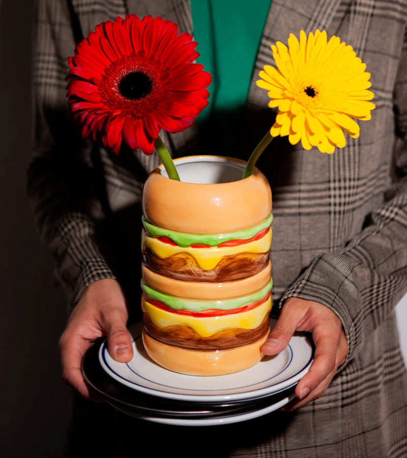 Fast Food - Vase Burger en céramique 18cm