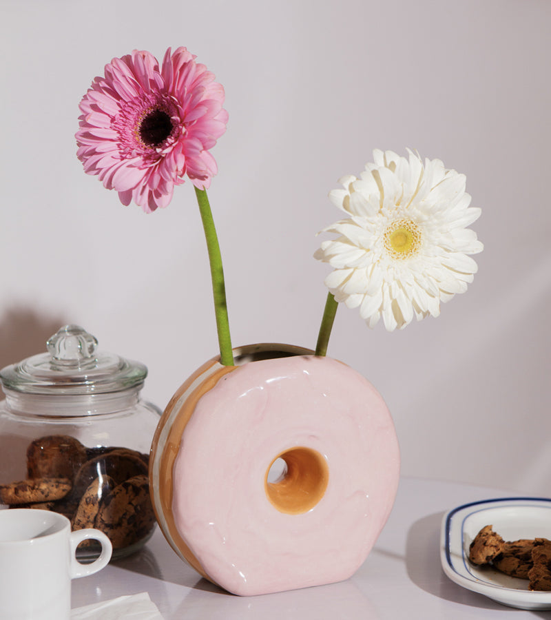 Vase en forme de Donut céramique DOIY