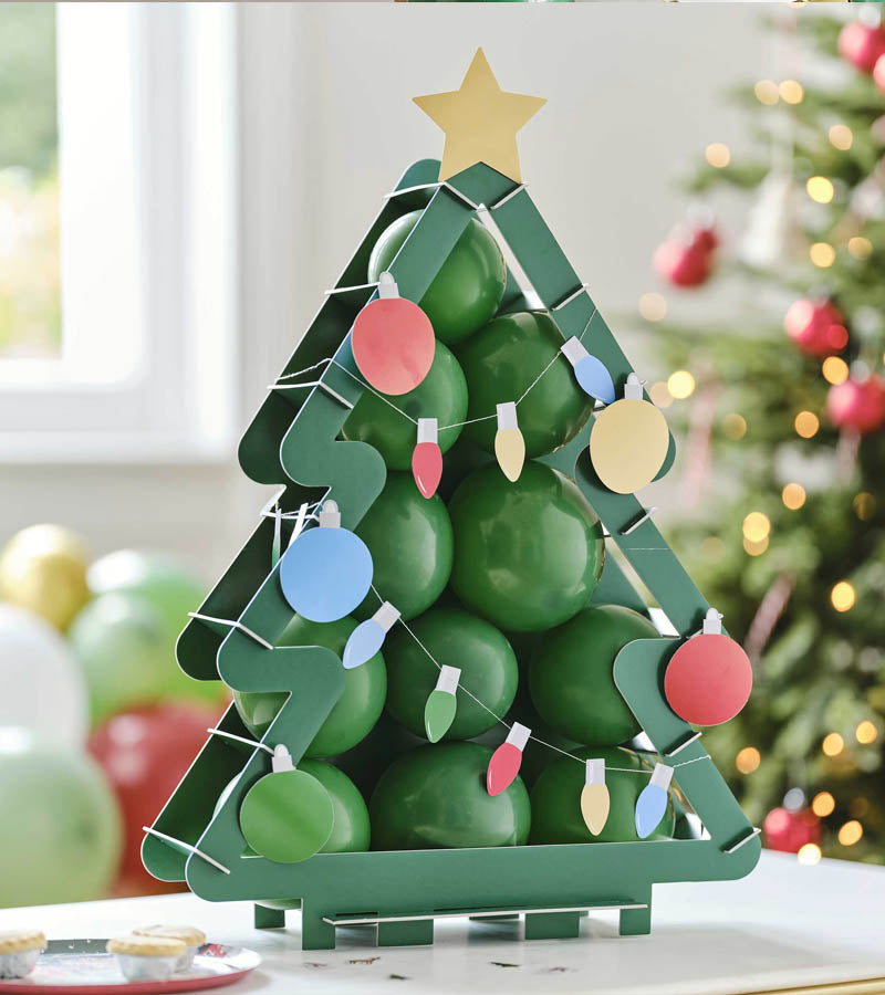 Ballon Sapin de Noël Vert - Décorations De Noël 